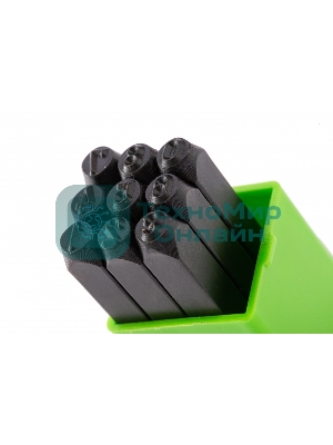 Клейма штамповочные Сибртех, ударные, цифровые, 5 мм