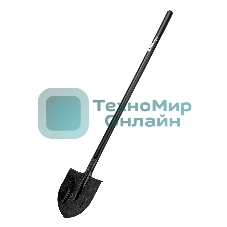 Лопата штыковая Palisad LUXE 210х270х1430 мм, ребра жесткости, удлиненная, деревянный черенок