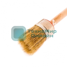 Кисть круглая MTX 82044 Профи №6 30 мм, натуральная щетина, деревянная рукоятка
