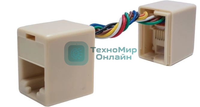 Соединитель проходной 8P8C (RJ-45) UTP Cat.5e