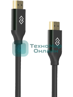 Кабель аудио-видео Digma HDMI (m)/HDMI (m) 3м. феррит.кольца позолоч.конт. черный (D-HDMI-V2.1-3M)