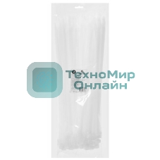 Стяжки Cablexpert NYT-400x9 пластиковые 400 мм х 9 мм, белые (100 шт.)
