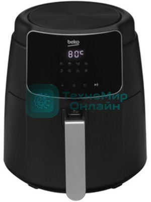 Аэрогриль Beko FRL 2244 B черный, 1500 Вт, 4.7 л, сенсор, 8 программ