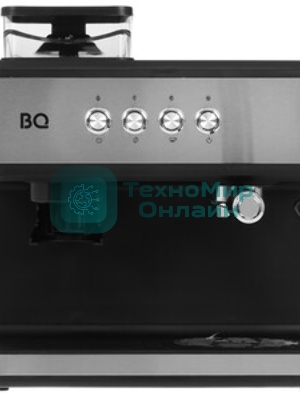 Кофейная станция BQ CM1003 сталь/черный, исп. кофе - зерновой/молотый, 1.5 л, 1150 Вт. 15 бар