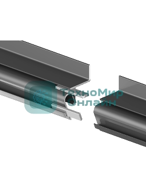 Алюминиевый профиль Ambrella light GP4100BK черный 2000*26*34