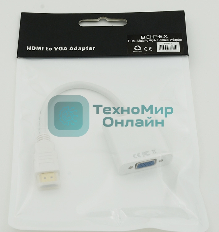 Адаптер видео HDMI (m)/VGA (f)