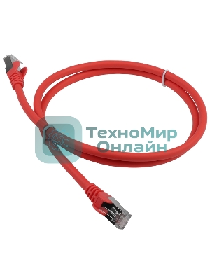 Патч-корд Lanmaster LAN-PC45/S6A-5.0-RD вилка RJ-45-вилка RJ-45 кат.6А 5м красный LSZH