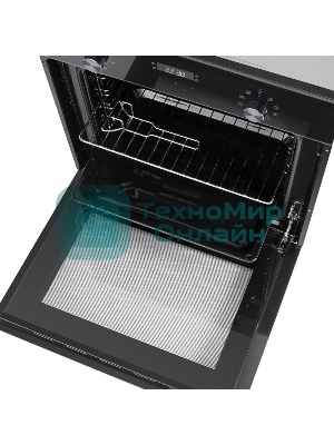 Духовой шкаф электрический Maunfeld EOEM.589B черный/серебристый, встраиваемый