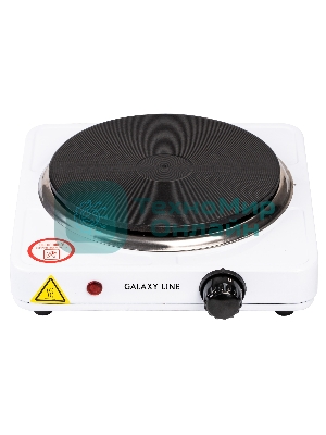 Электрическая плитка Galaxy Line GL 3001, белый, электрическая, 1500 Вт