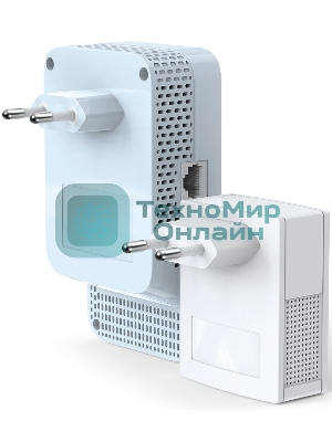 Комплект гигабитных TP-Link Wi‑Fi Powerline адаптеров AV1000 Gigabit Powerline ac Wi-Fi Kit, Dual band 802.11ac Wi-Fi - AC750 dual band Wi-Fi (433Mbps on 5GHz & 300Mbps on 2.4GHz)(TL-WPA7517 & TL-PA7017)