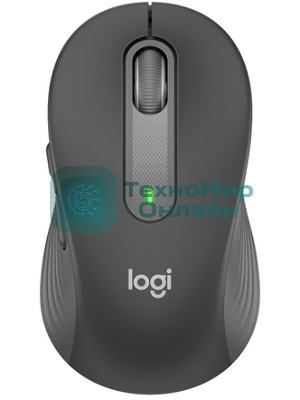 Мышь беспроводная Logitech Signature M650 графитовый, 4000 dpi, радиоканал, Bluetooth, USB, кнопки - 5