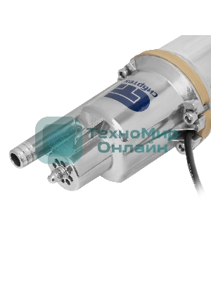 Вибрационный насос Сибртех СВН30025 верхний забор 300 Вт напор 75 м 1200 л/ч кабель 25 м