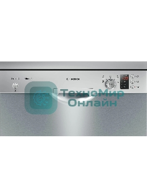 Посудомоечная машина Bosch SMS25AI05E, серебристый, 60 см, 12 компл., сушка конденсационная, 48 дБ, класс A++