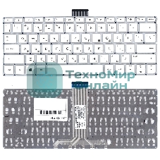Клавиатура для ноутбука HP Pavilion x360 11-K белый без рамки горизонтальный Enter