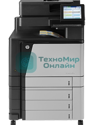 МФУ лазерное HP Color LaserJet Enterprise Flow M880z (A2W75A#B19), A3, цветной, печ. до 46 стр/мин., скан. до 70 стр/мин. (ч/б) 68 стр/мин. (цвет), 1200 x 1200 dpi (печать) 600x600dpi (скан.), USB, RJ-45