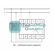 Реле времени PCR-513 (задержка вкл. 230В 8А 1перекл. IP20 монтаж на DIN-рейке) F&F EA02.001.003