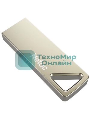 Флешка USB Netac U326 (NT03U326N-064G-20PN), 64Gb, USB 2.0, R/W 50/15, серебристый
