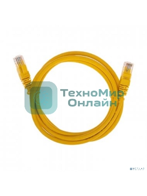 Патч-корд U/UTP Rexant cat.6, RJ45-RJ45, неэкранированный, 26AWG, LSZH, желтый, 1.5 м