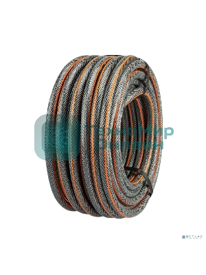 Шланг поливочный ПВХ 3-х слойный армированный 1/2дюйм 25м Стандарт Плюс ЧЕТЫРЕ СЕЗОНА 62-0224-1