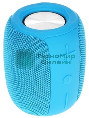 Колонка беспроводная QUMO BatteryBeats BT5.0 5Вт IP64 FM SD USB AUX подсветка 1500мА·ч синий