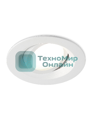 Встраиваемый поворотный точечный светильник Ambrella light TN102741 WH белый IP20 GU5.3 D95*25