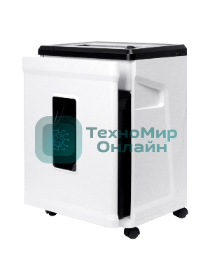 Шредер ГЕЛЕОС УМ26-4, (DIN P-4), фрагмент 3,9х35мм, 14-17 лист (70г/м2), CD/пл.карты/скрепки/скобы, 26 литров