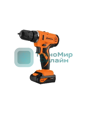 Дрель-шуруповерт Вихрь ДА-14,4Л-2, 14,4 В, 2 Ач, 40 Нм, щеточный