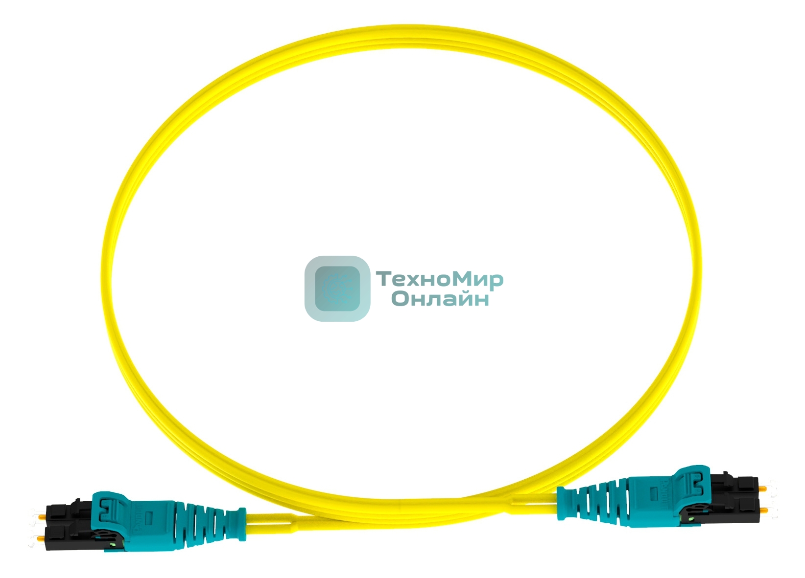 Патч-корд Panduit F92ELQ1Q1SNM003 2x9/125 OS1/OS2 LC push-pull-LC push-pull 3м LSZH желтый