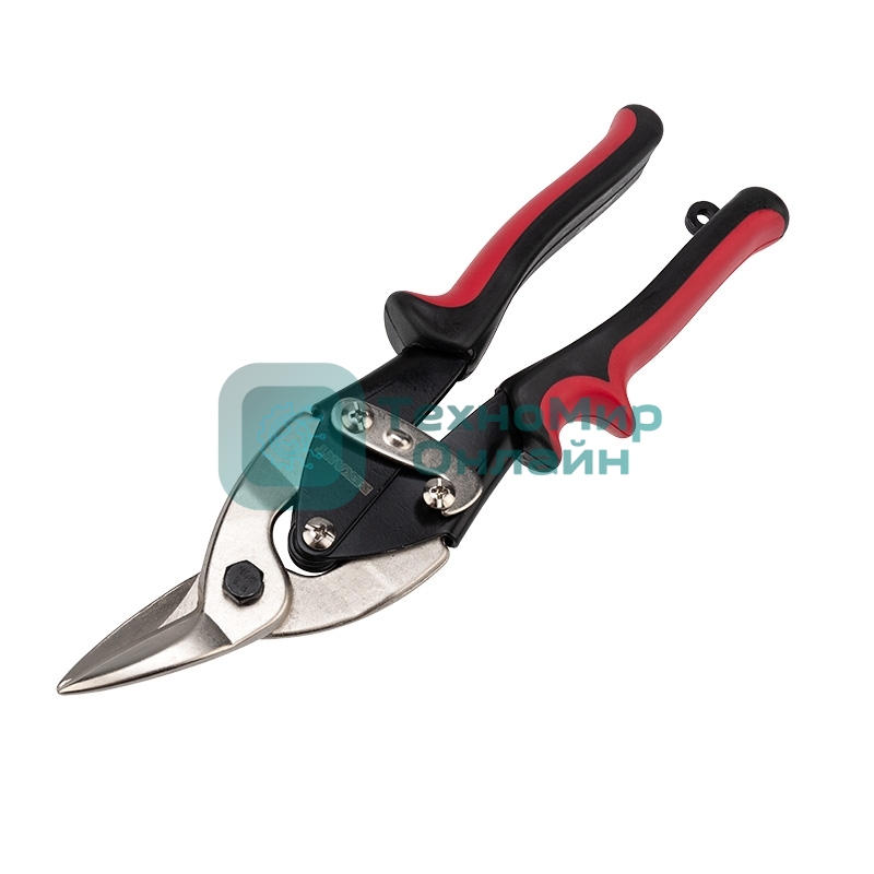 Ножницы по металлу правые Rexant 260 мм никелированные, двухкомпонентные рукоятки