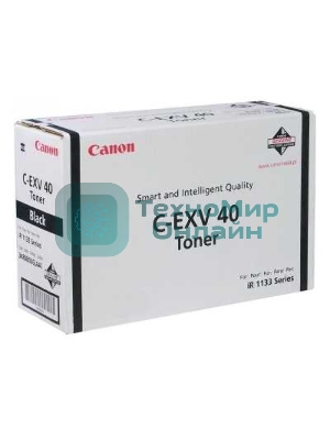 Картридж лазерный Canon C-EXV40 TONER BK EURC-EXV40 3480B006 черный (6000стр.) для Canon iR1133/1133A/1133iF