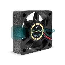 Вентилятор для корпуса ExeGate EX05015B2P черный, 50 мм, 6000 об/мин, 33 дБ, 2 pin