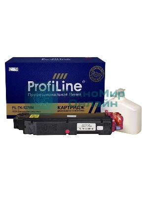 Картридж Тонер-туба ProfiLine PL-TK-5270M для принтеров Kyocera EcoSys M6230/M6630/P6230/P6630 пурпурный 6000 копий