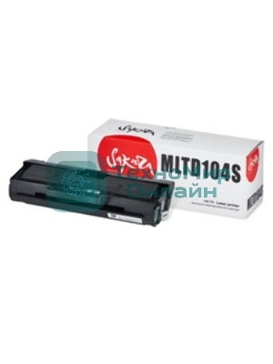 Картридж лазерный Sakura MLTD104S для Samsung ML-1660/1665/1667/SCX-3200/3205, черный, 1500 к.