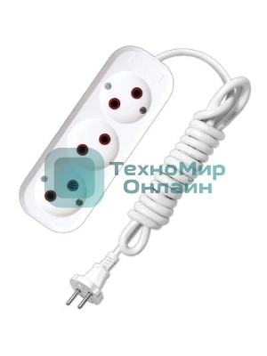 Удлинитель 3х7 м без заземл. 6А IP20 У6-639М ПВС 2х0.75 UNIVersal 639М-07