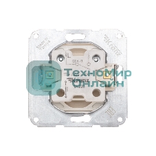 Выключатель Kranz DEA 1кл с/у 10А мех. бежевый (1/10/120)