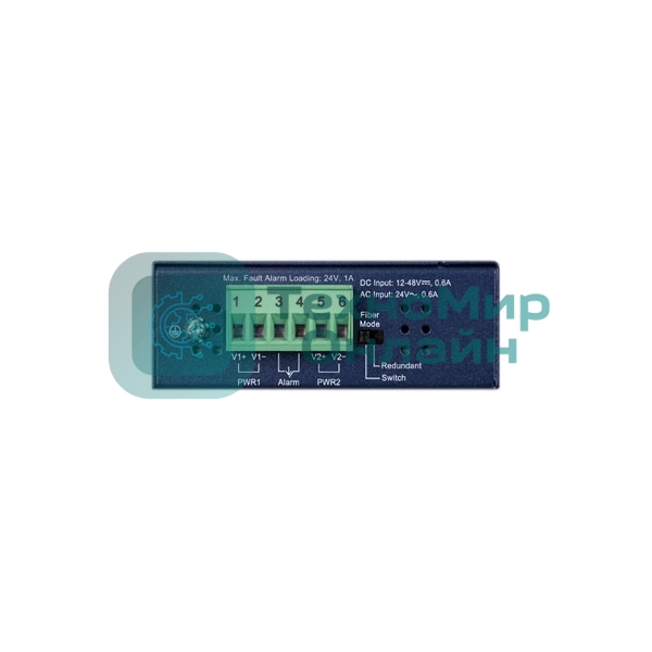 индустриальный медиа конвертер IGT-1205AT  IP30 Industrial 10/100/1000T to 2-Port 100/1000X SFP Gigabit Media Converter (-40 to 75 degree C)