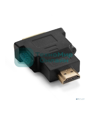 Переходник DVI-D-HDMI ExeGate EX-HDMI-DVI-3 (25F/19M, v 1.4b, позолоченные контакты, экран)