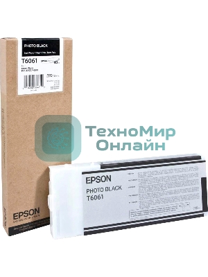 Картридж струйный Epson C13T606100 фото черный (220 мл.) для Stylus Pro 4880