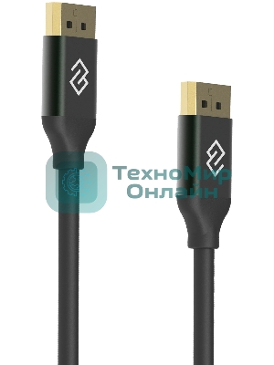 Кабель аудио-видео Digma V1.4 DisplayPort (m)/DisplayPort (m) 1.5м. черный (D-DP-V1.4-1.5M)
