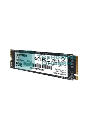 Накопитель SSD Patriot P320, 512Gb, PCIe 3.0 x4, M.2 2280, NVMe, R/W 3000/2200