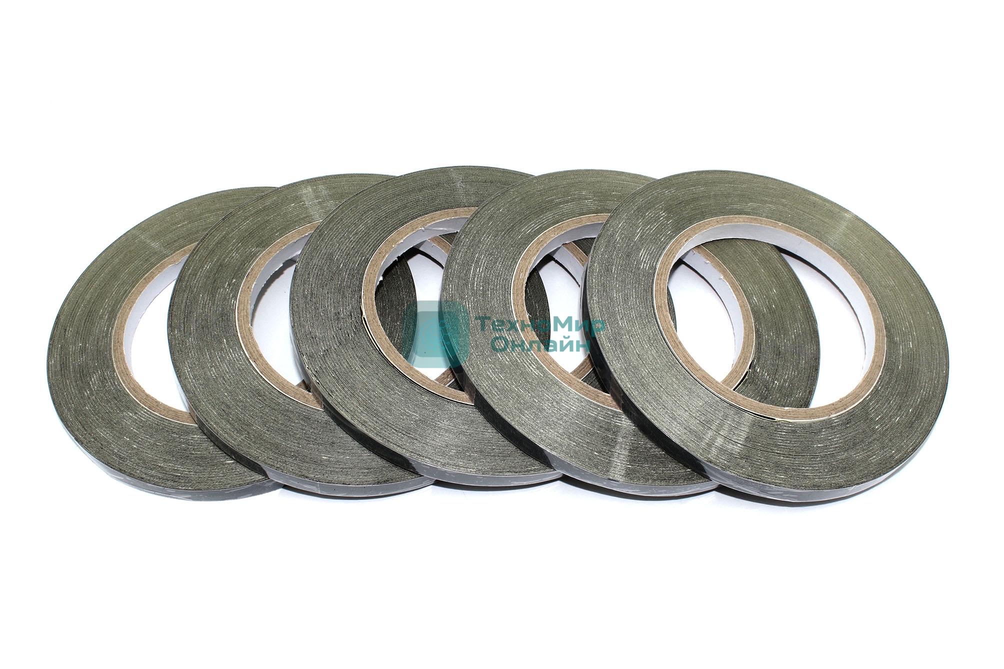 Электротехническая изоляционная ацетатная лента (тканевый скотч) 8мм. 30 м 5 шт