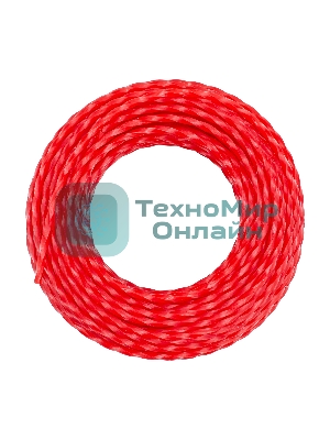 Леска для триммера MTX витой квадрат 3,0 мм х 15 м