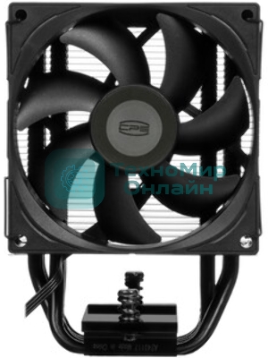 Кулер PCCooler R400 черный 92мм алюминий+медь 2200rpm 30db 4-pin 180W 133мм
