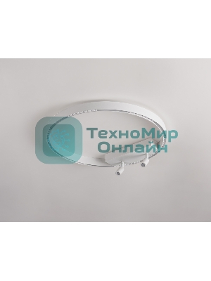 Потолочный светодиодный светильник Ambrella light FL5807/1+2 WH белый 40W 3000K/4200K/6400K D600*95 (без ПДУ)