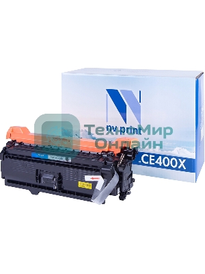 Картридж лазерный NVPrint совместимый HP CE400X черный для CLJ Color M551 (11000k)