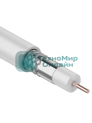 Кабель PROconnect Кабель RG-6U, (32%), 75 Ом, 100м., белый LIGHT