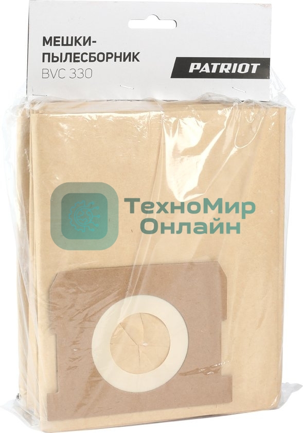 Пылесборник бумажный для пылесосов: VC 330,  30 л. 5шт