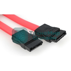 Кабель интерфейсный SATA Cablexpert CC-SATADATA-N, Sata3 7pin/7pin, медн.проводник, 50 см, пакет