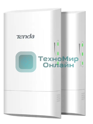 Tenda O1-5G Наружная точка доступа, 5 ГГц, до 867 Мбит/с, внутренняя антенна 1x9dBi, IP65, PoE, LAN 1x100 Мбит/с