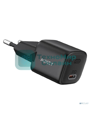 Сетевое зарядное устройство Aukey Omnia2 20W черный